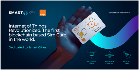 法国电信巨头Orange携手科创企业SmartKey推出首款区块链SIM卡