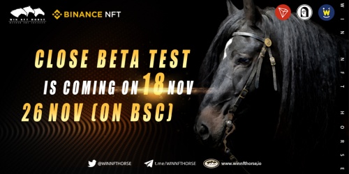 赛马链游WIN NFT HORSE将于11月18日正式开启删档内测