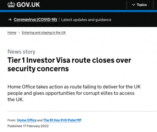 外联出国：除了关停的Tier1投资移民，2022移民英国还能怎么办？
