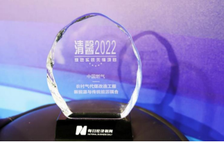荣获绿色实践先锋项目奖 中国燃气发布报告 瞄准产业新生态