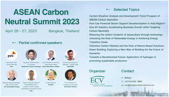 2023东盟碳中和峰会|ASEAN Carbon Neutral Summit 2023