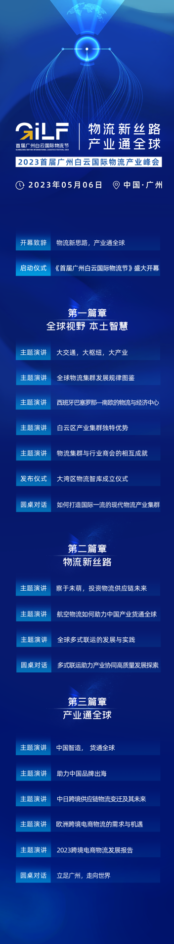 物流集群如何与产业升级一起腾飞，5月6日这场峰会要讲清楚了！