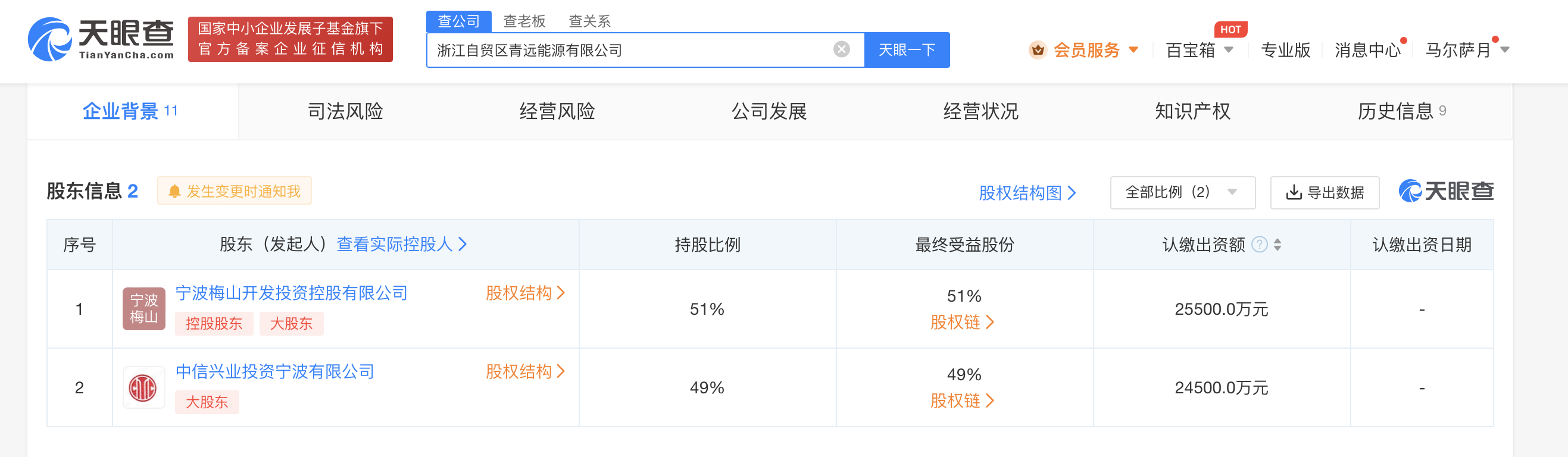 中信股份等成立浙江自贸区能源公司