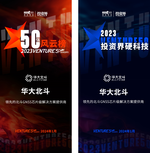 再获认可！华大北斗荣登“2023Venture50”双榜单