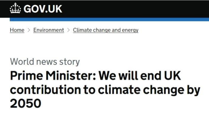 实现零排放目标，英国从衣食住行做起     