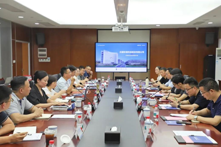 宁波市奉化区领导莅临兴源环境调研指导