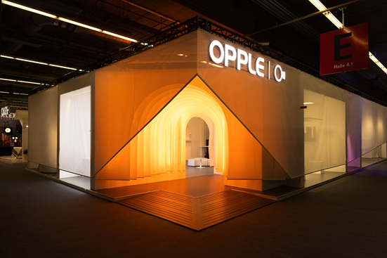 欧普照明携子品牌OLL亮相法兰克福照明展，以中国智光点亮世界舞台