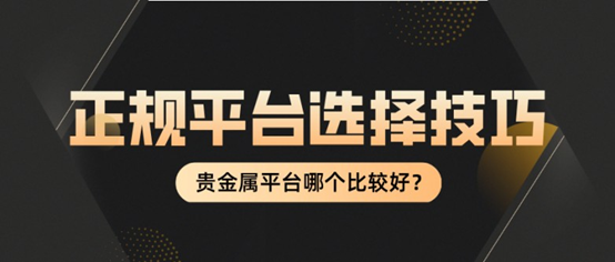 贵金属平台哪个比较好？正规平台选择技巧