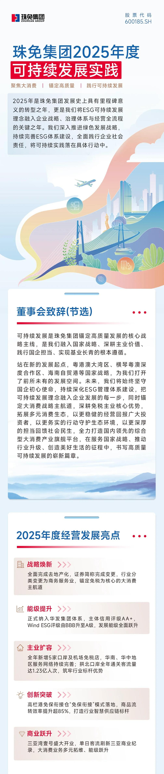 锚定大消费 践行可持续 | 珠免集团2025年度ESG实践