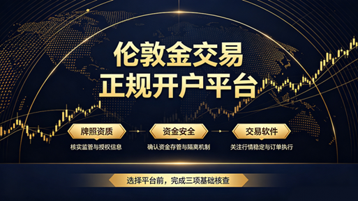 伦敦金开户正规平台有哪些？